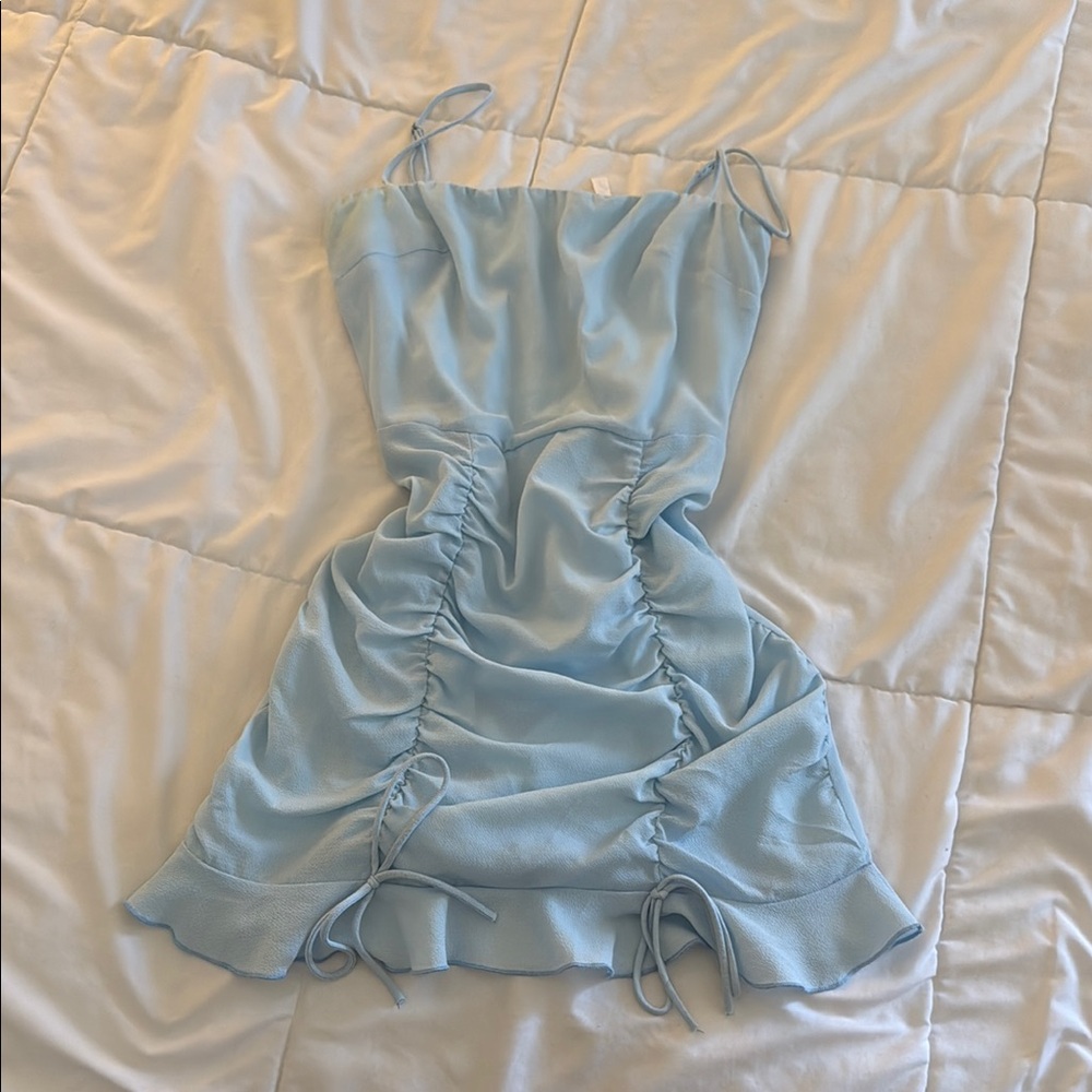 Lucy in the Sky Light Blue Mini Dress
